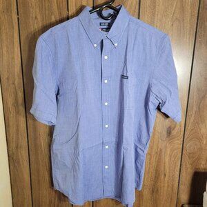 Chaps XL Blue Short Sleeve Shirt